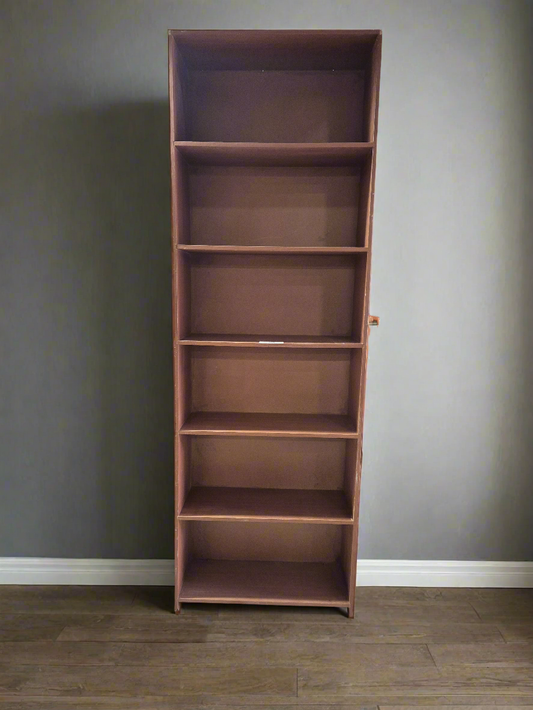SECONDHAND tall maple bookcase
