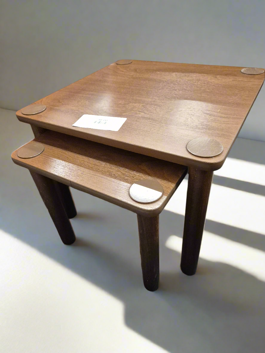 Mahogany nest of tables