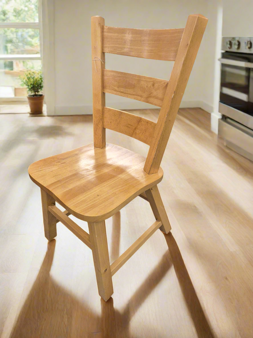 Rubberwood high back dining chair  3125