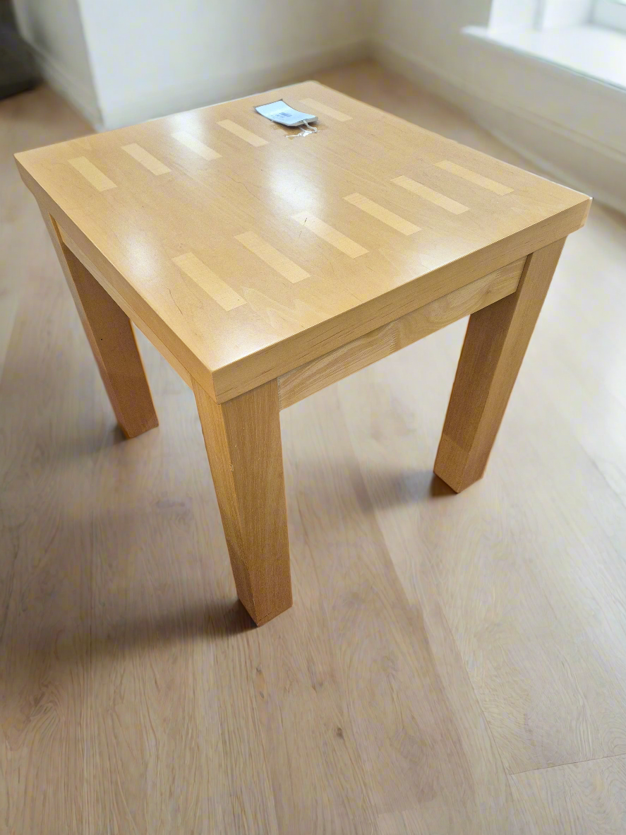 Solid beech low console table  2125