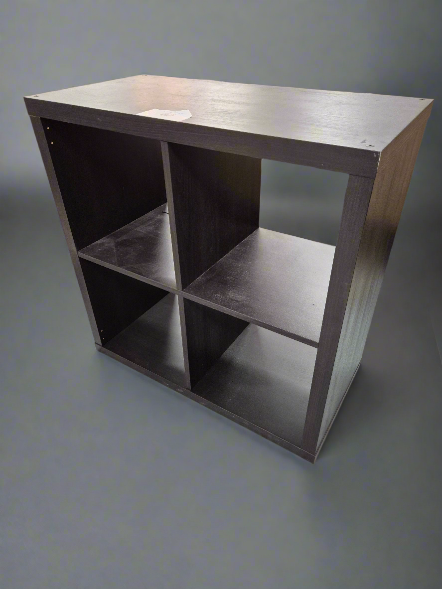Black wood laminate shelf unit  2125
