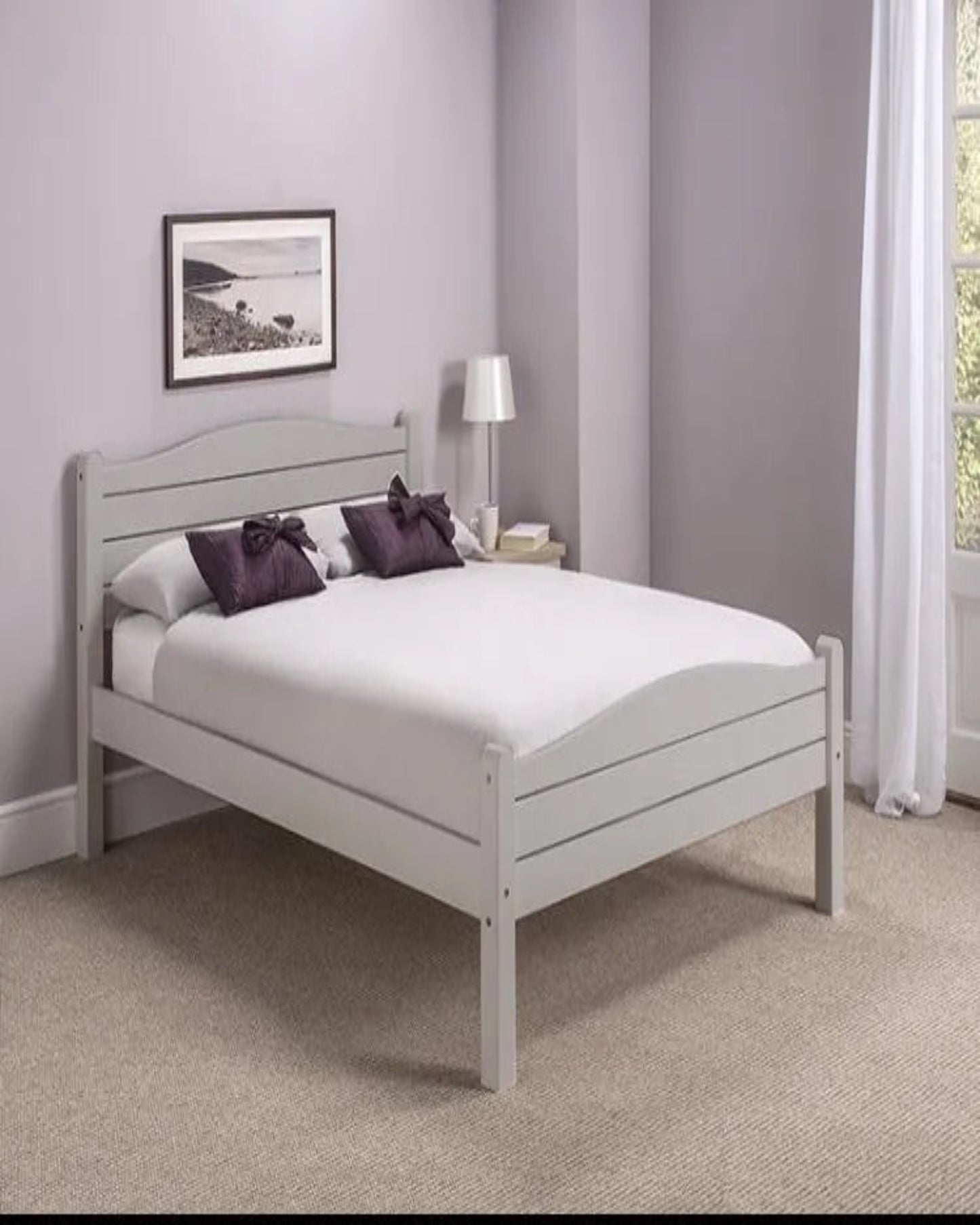 NEW Elwood 4ft 6 bed frame - Grey