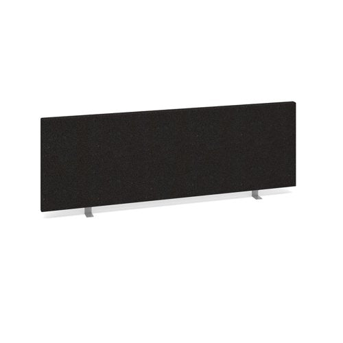 Straight desktop fabric screen - Various finishes  (1200mm Wide x 400mm High)