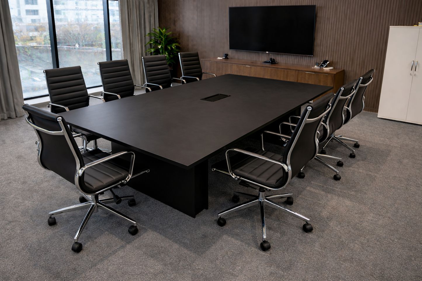 Parnell Anthracite 2.4mtr Boardroom Table