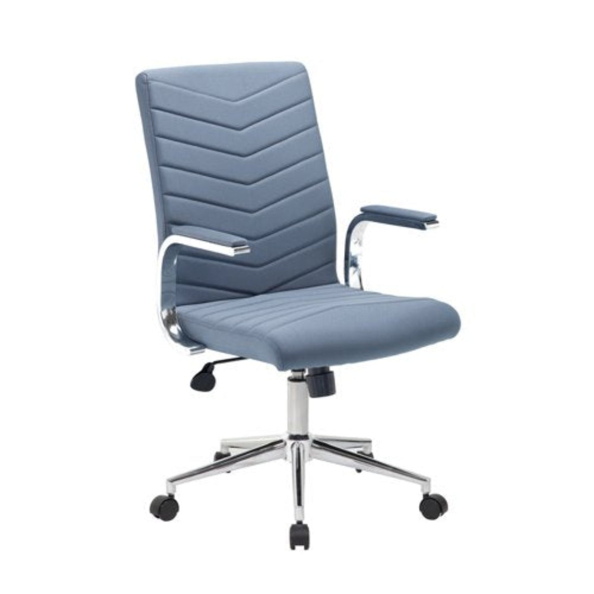 Martinez Stylish chair in Grey fabric