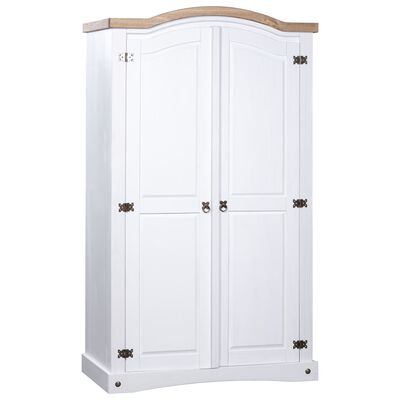NEW SPECIAL Corona Tall 2 door wardrobe- WHITE ONLY EUR335.00 Flatpacked or EUR380.00 Assembled