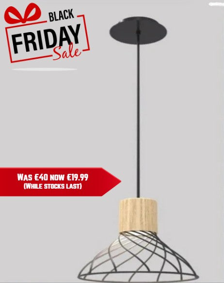 Reno ceiling light black small 4224