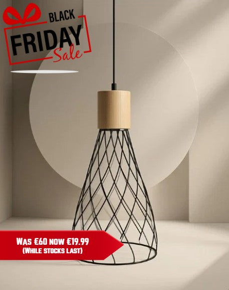 Reno ceiling light black medium 4224