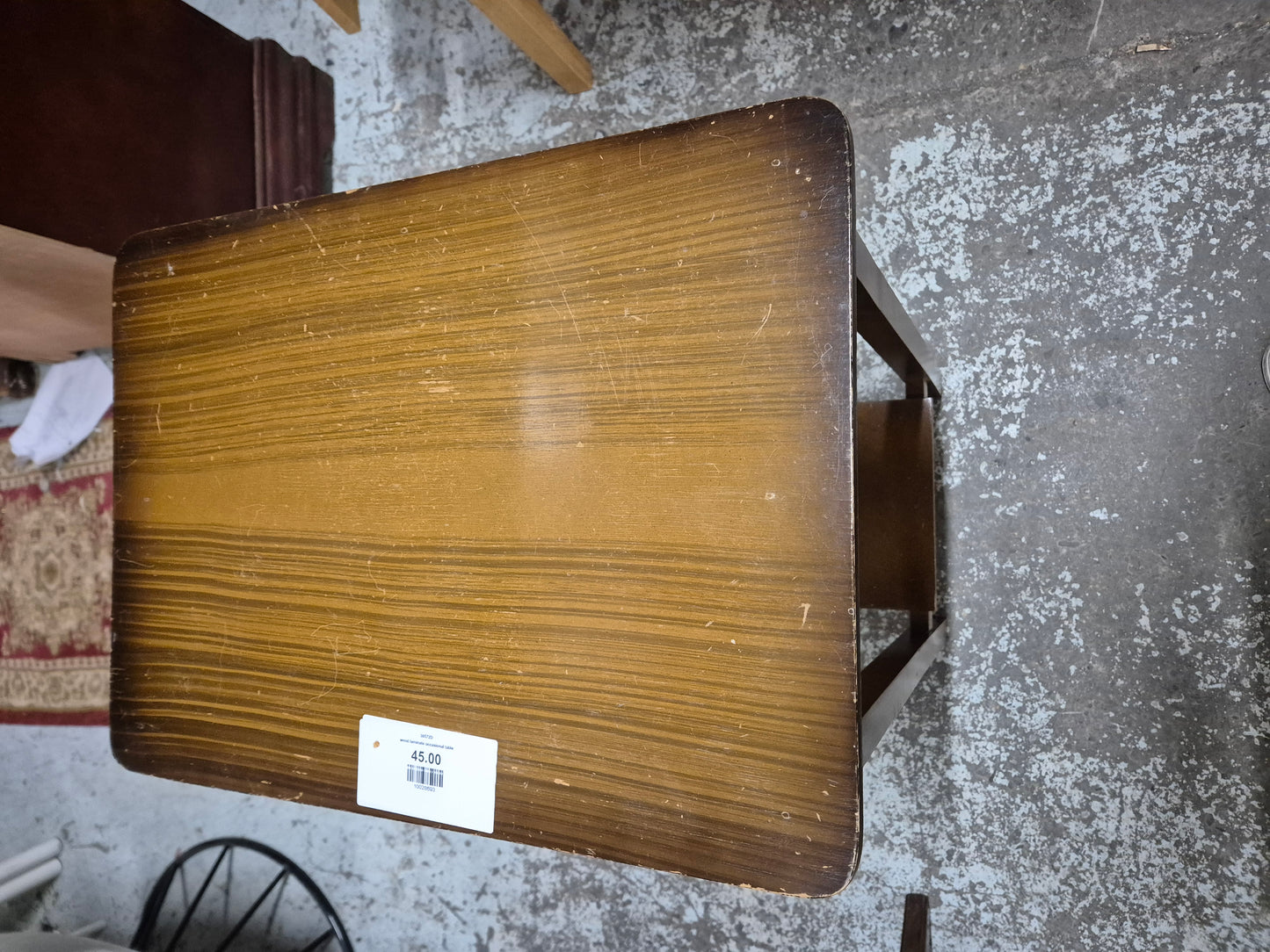 wood laminate occasional table