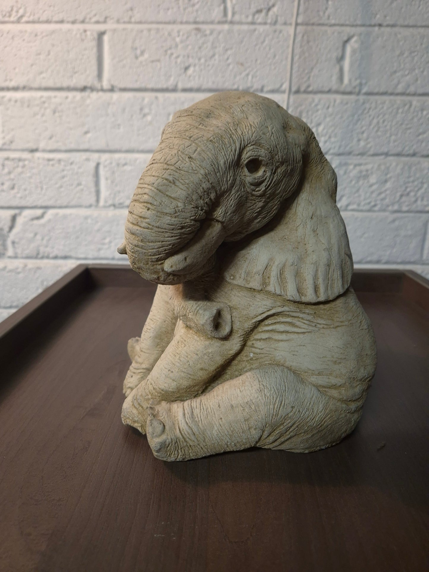 Grey Elephant ornament  1225