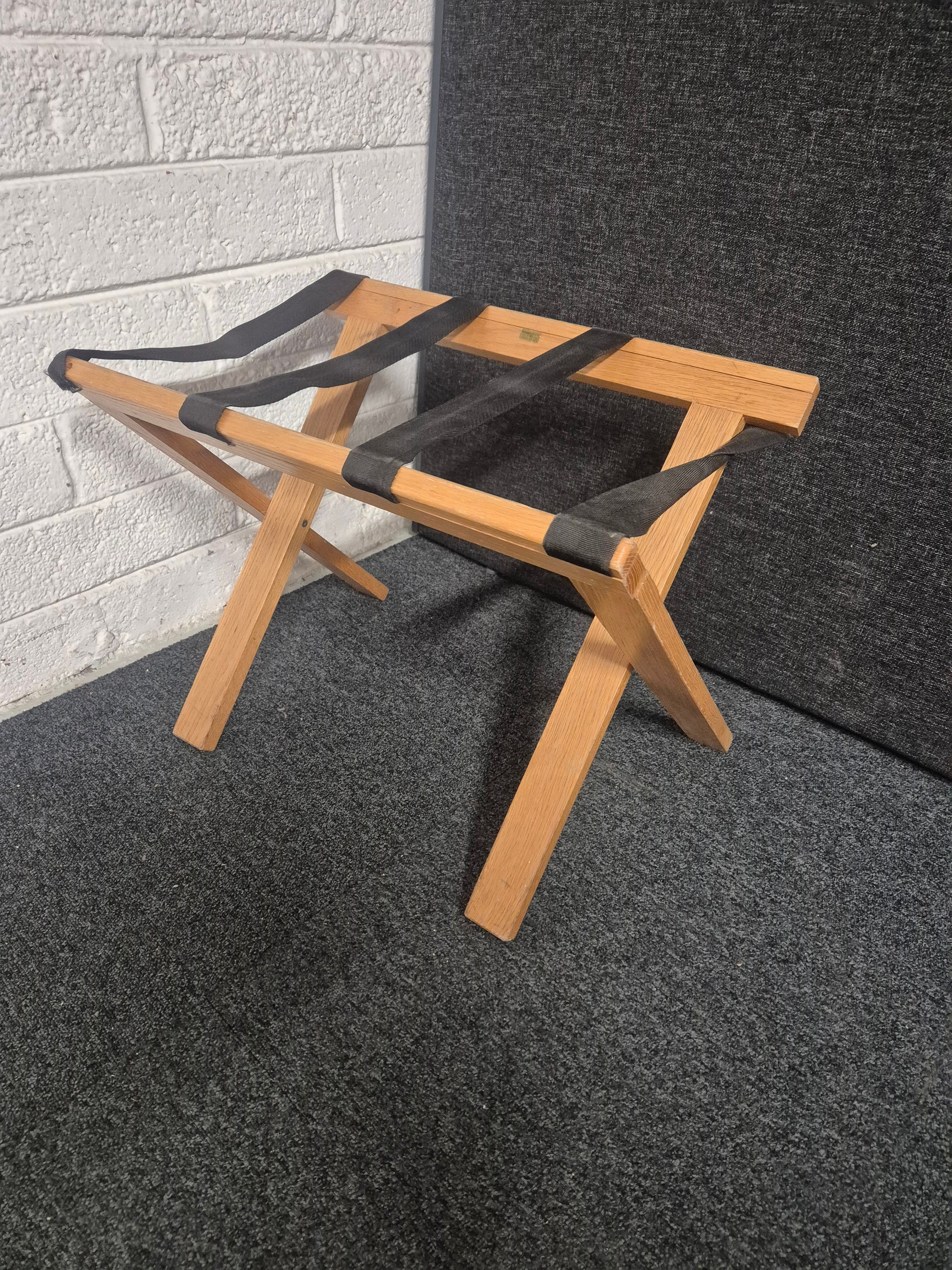 Wooden Suitcase Holder - Ex Hotel stock