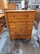 Switch Natural pine tall 5 drawer chest  H 930 x W 720 x D 400 mm  3125 2 image