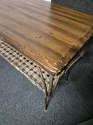 Switch Large stained wood laminate and rattan console table ( H780 x W 1300 x D 520 mm) 3125 2 image