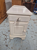 Switch Ducal Pine 1 door 1 drawer white painted bedside locker 2125 2 image