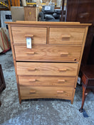 Switch Tall solid pine 4+2 chest of drawers  2 image