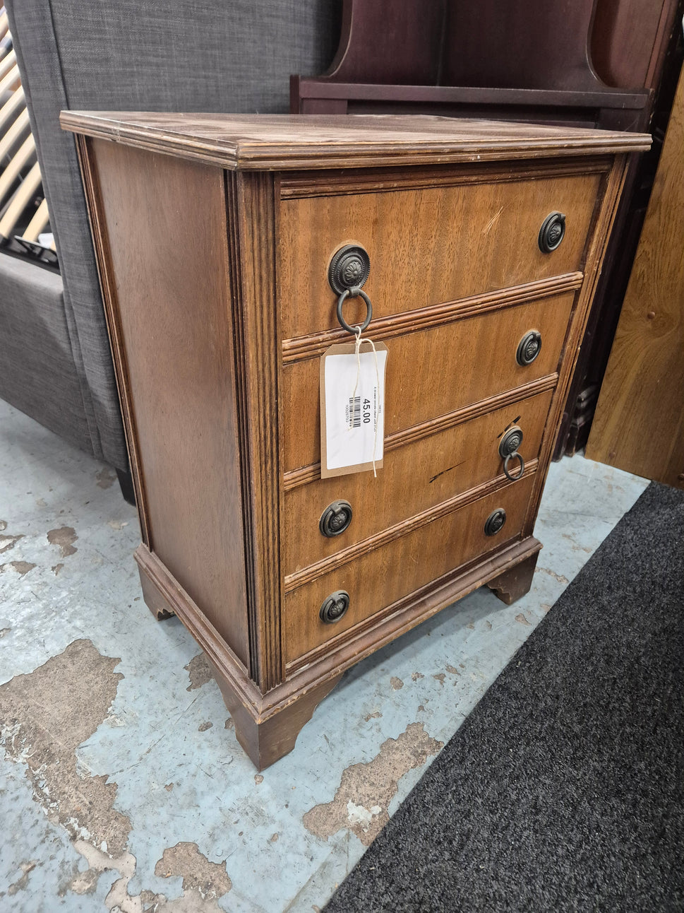 4 drawer ornate chest unit 2125