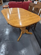 Switch Oval rubberwood extendable kitchen table H 770 x W 1090 x D (1550 - 2150) mm  2125 2 image