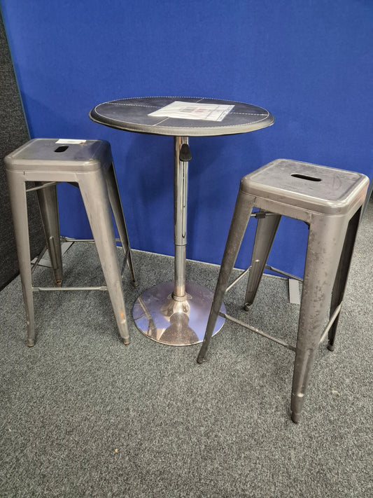 High table & Tolix stool bundle