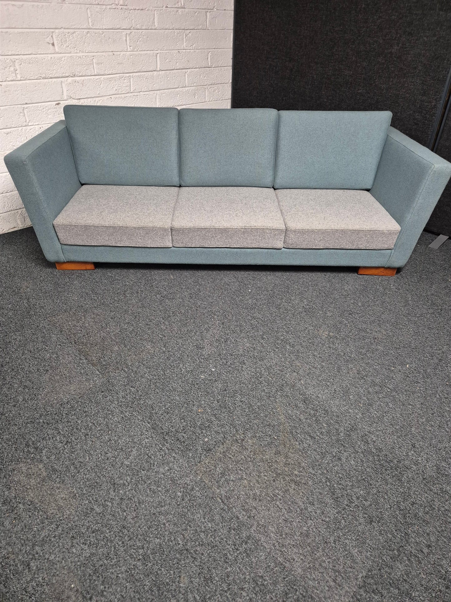 Lyric mixed fabric sofa