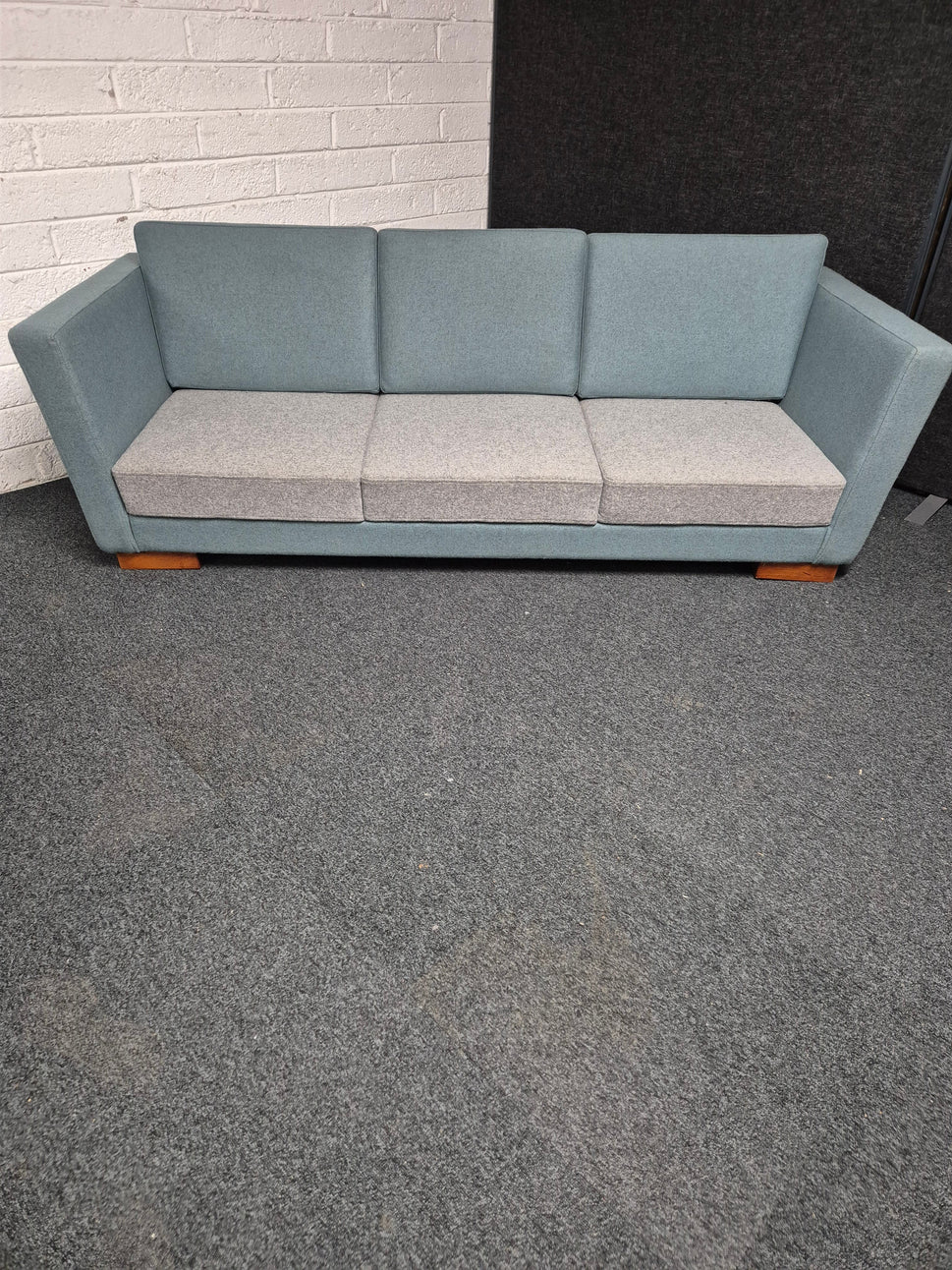 Lyric mixed fabric sofa