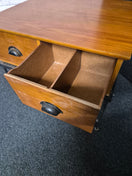 Switch Pine laminate coffee table with 4 drawers and metal base 3125 3 image