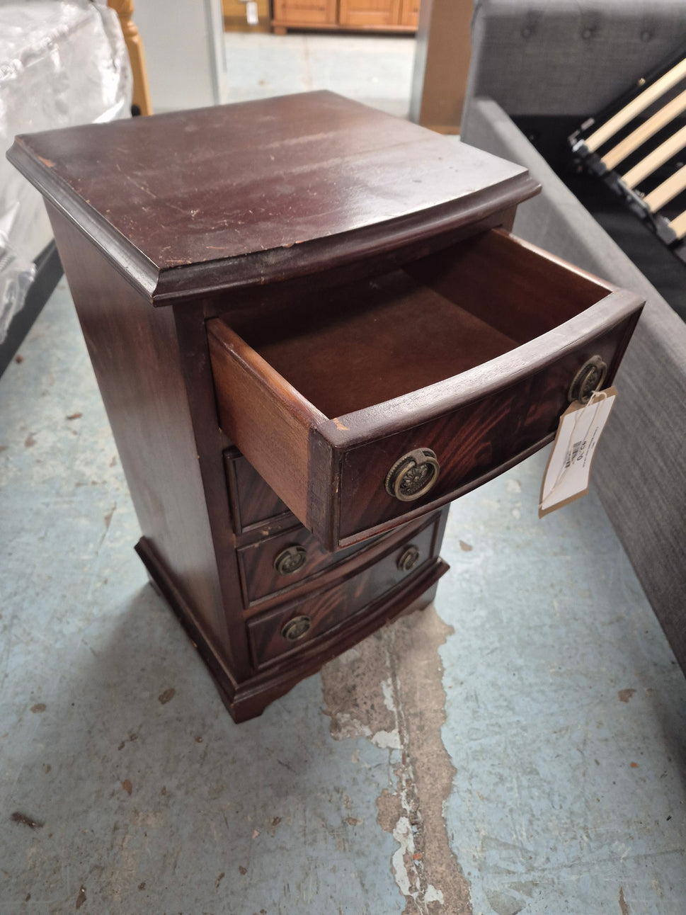 4 drawer Mahogany chest unit 2125