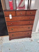 Switch Rossmore mahogany tall 4+3 tall chest of drawers 2 image