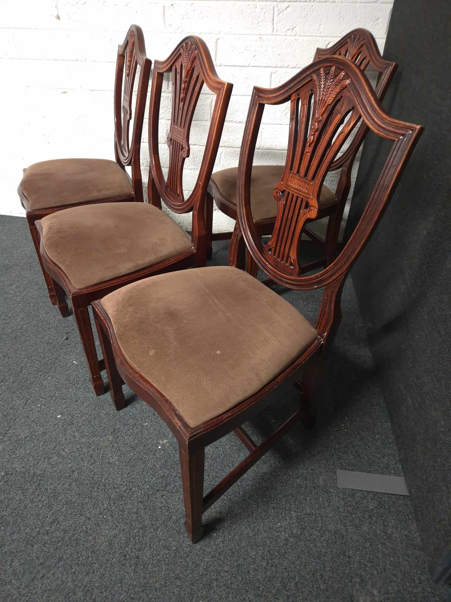 Solid Mahogony designed dining chair 1225