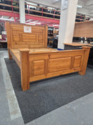 Switch Solid Pine 5ft high back bed frame 3 image