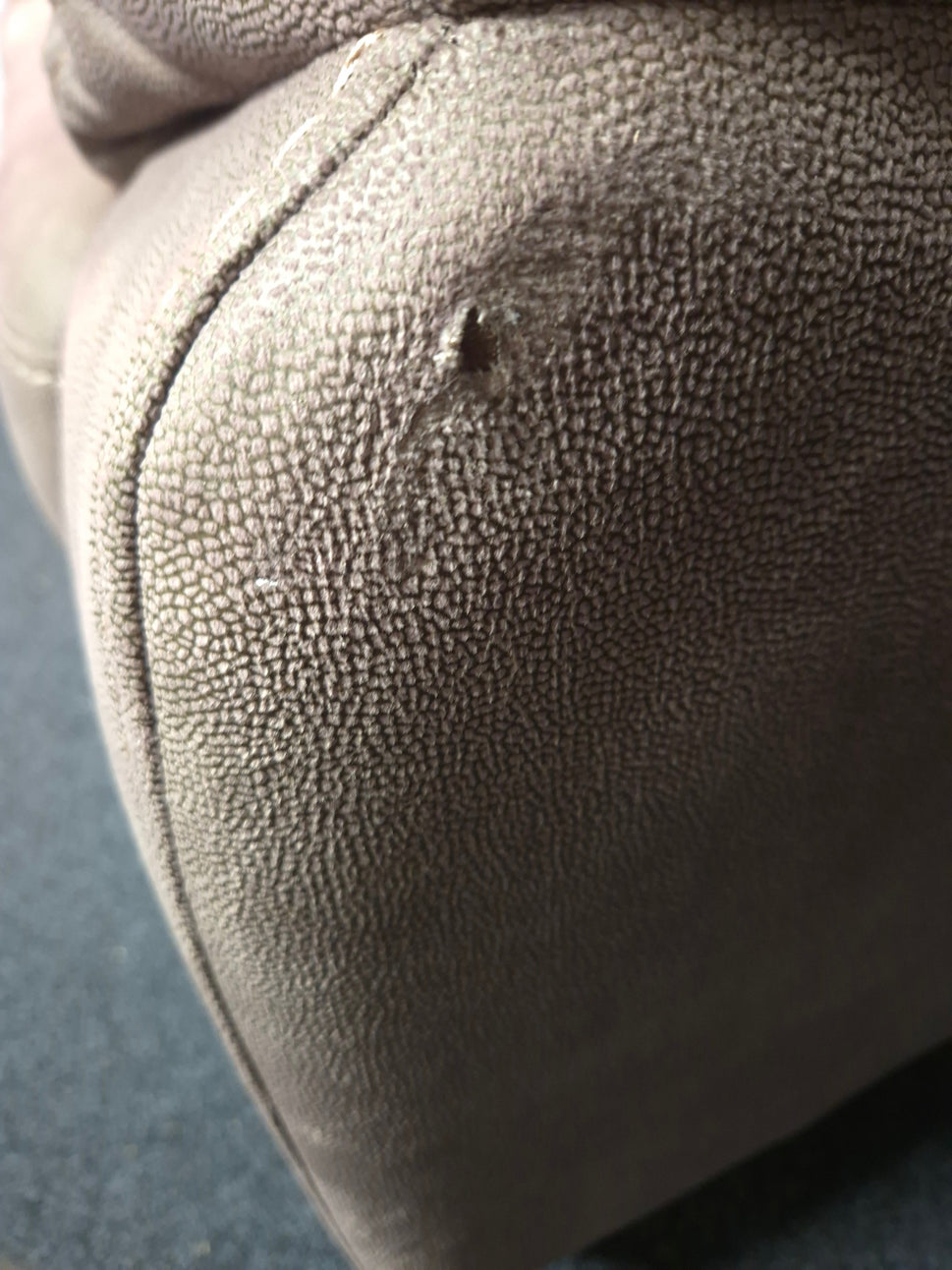 3+1 brown suede sofa suite 1225