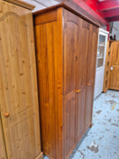 Switch Tall natural pine 3 door wardrobe H 1860 x W 1070 x D  530 mm  3125 3 image