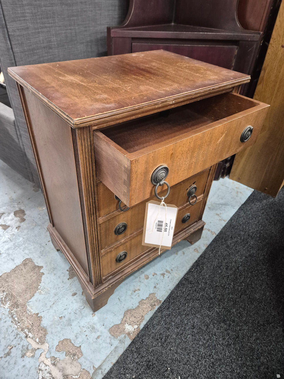 4 drawer ornate chest unit 2125