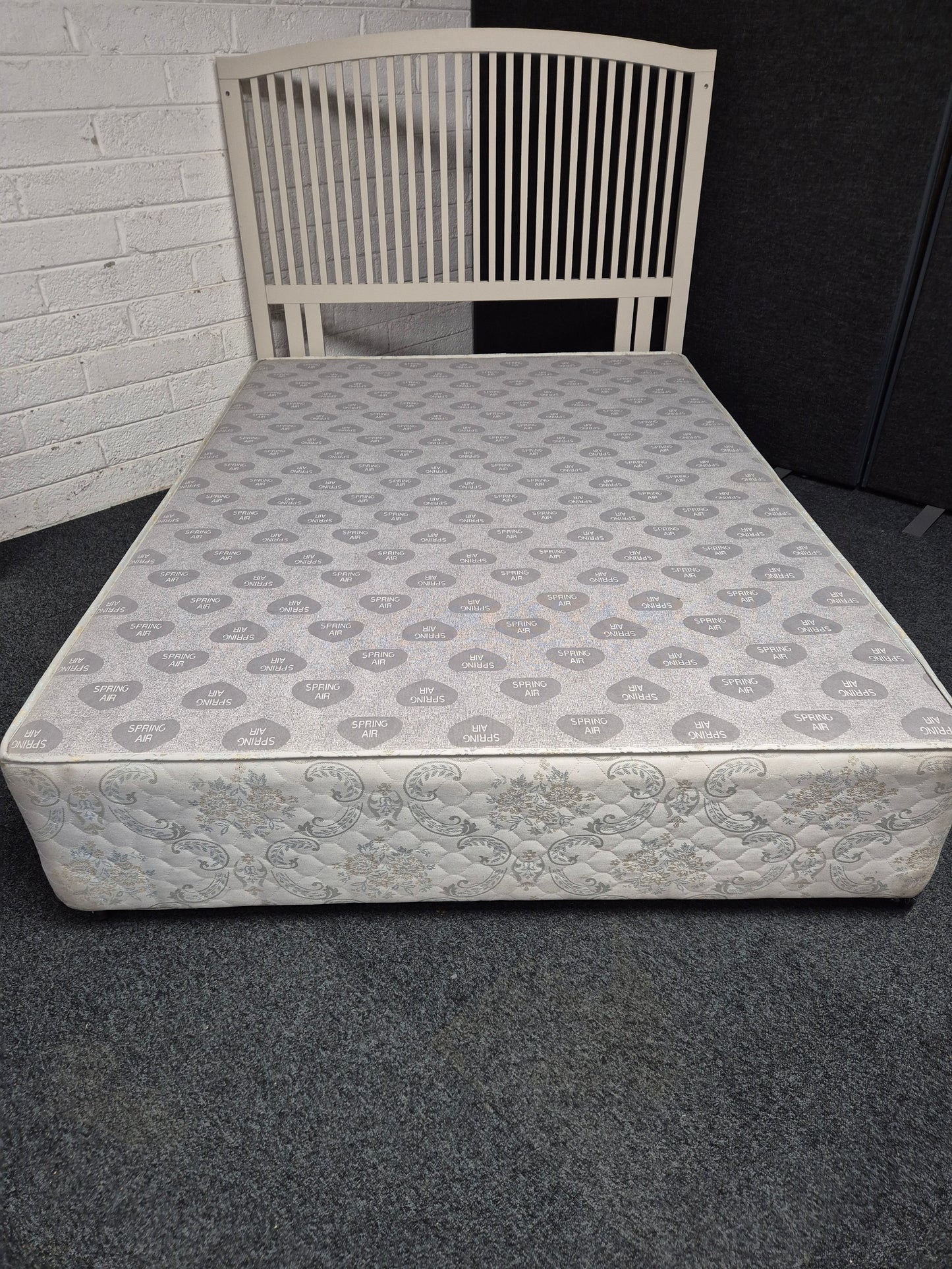 4ft6 solid pine headboard%A0 2125