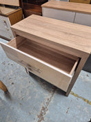 Switch Maple laminate chest of drawers with 3 white gloss drawers H 860 W 800 D400 2125 3 image