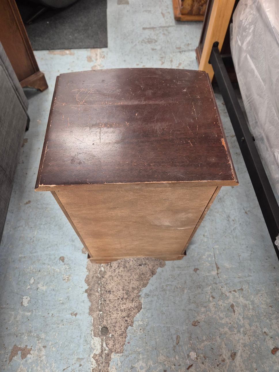 4 drawer Mahogany chest unit 2125