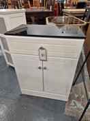 Switch 2 door 1 drawer black granite bathroom unit H 830 x W 630 x D 470 mm 2125 3 image