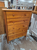 Switch Natural pine tall 5 drawer chest  H 930 x W 720 x D 400 mm  3125 3 image