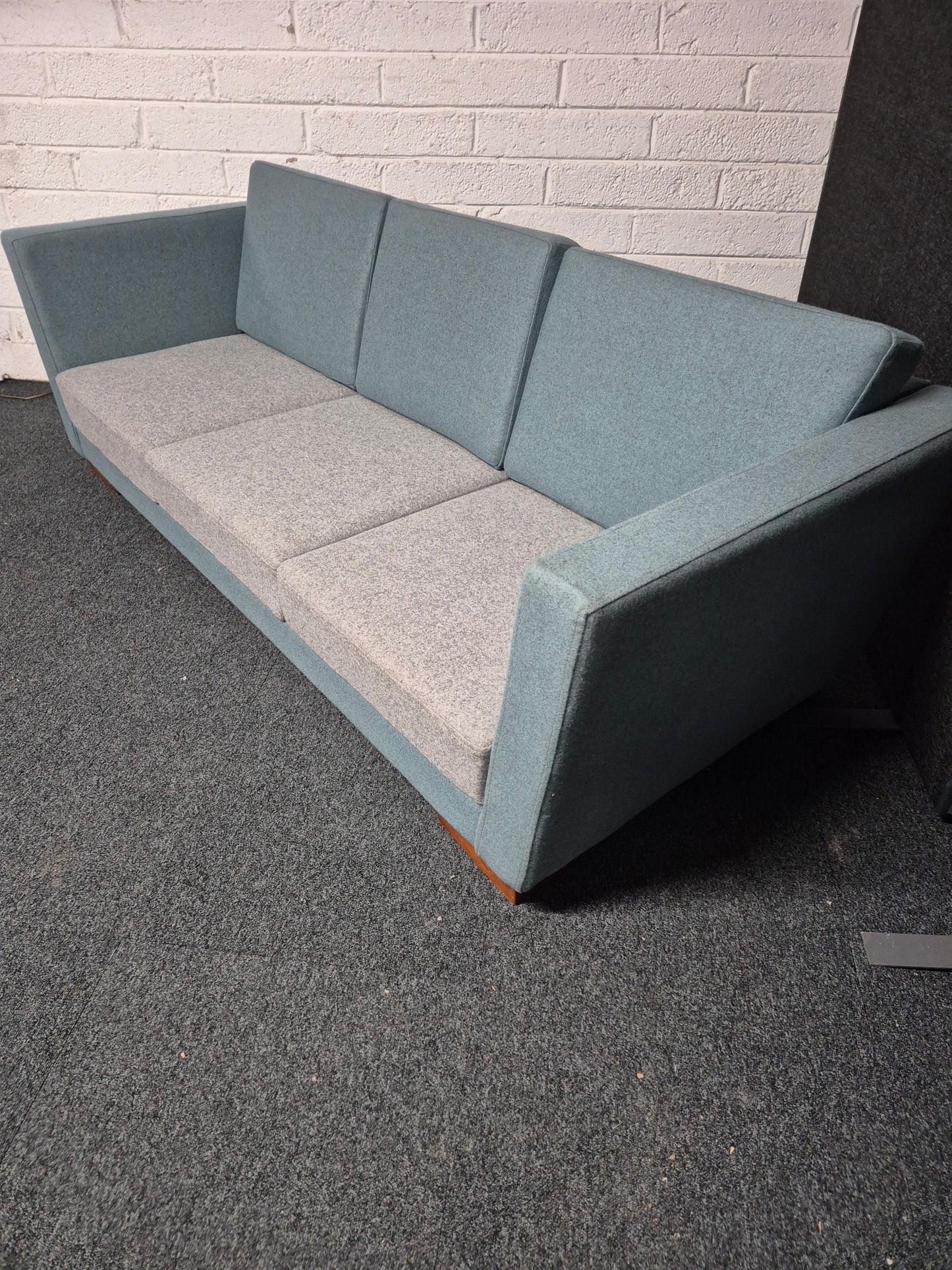 Lyric mixed fabric sofa