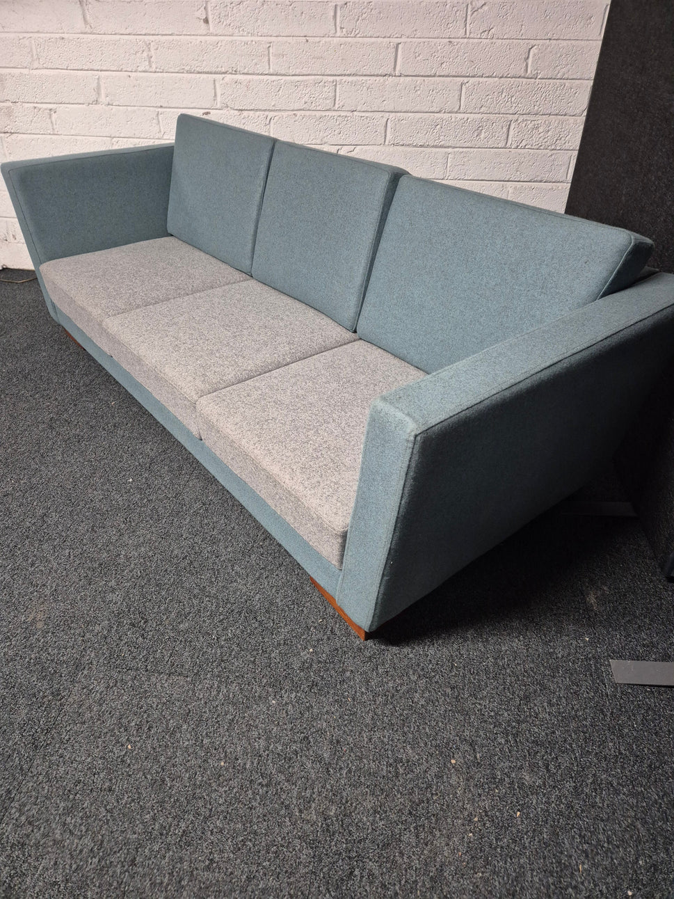 Lyric mixed fabric sofa