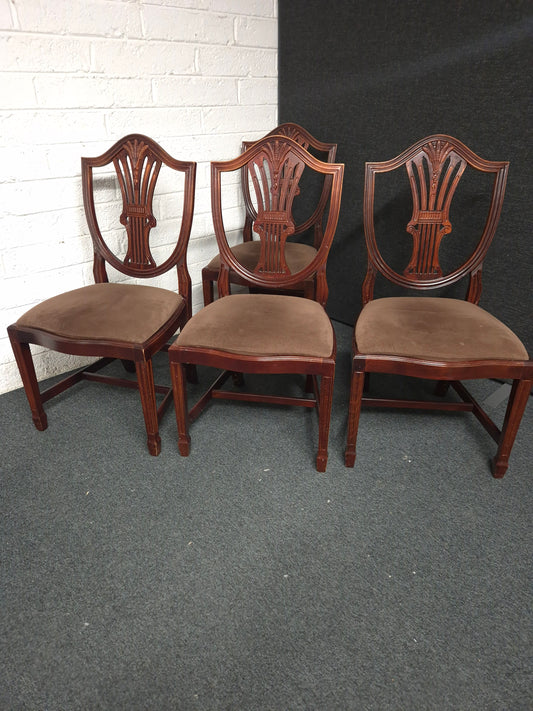 Solid Mahogony designed dining chair 1225
