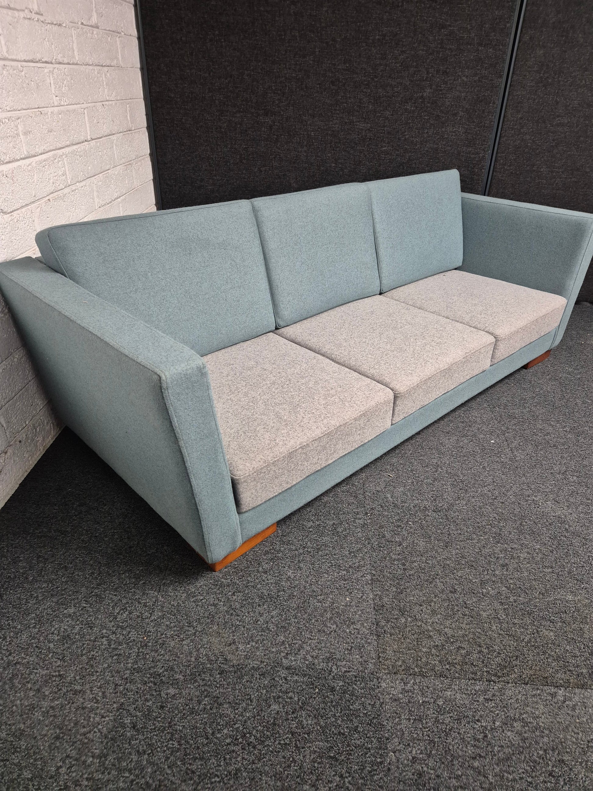 Lyric mixed fabric sofa