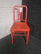 Switch Polyprop EMECO stacking chair in orange colour 2 image