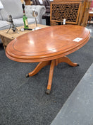 Switch Oval mahogany inlaid low coffee table%A0H 540 x W 112 x D 690 mm 2125 2 image