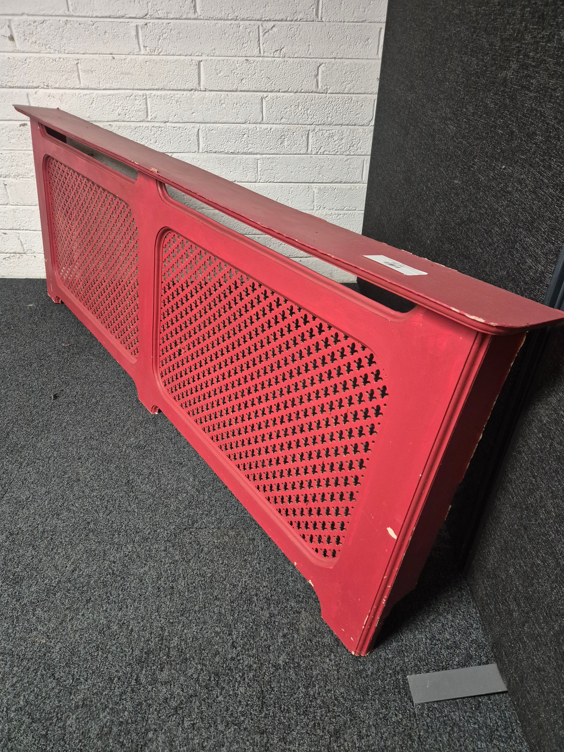 Red painted larger radiator cover  3125