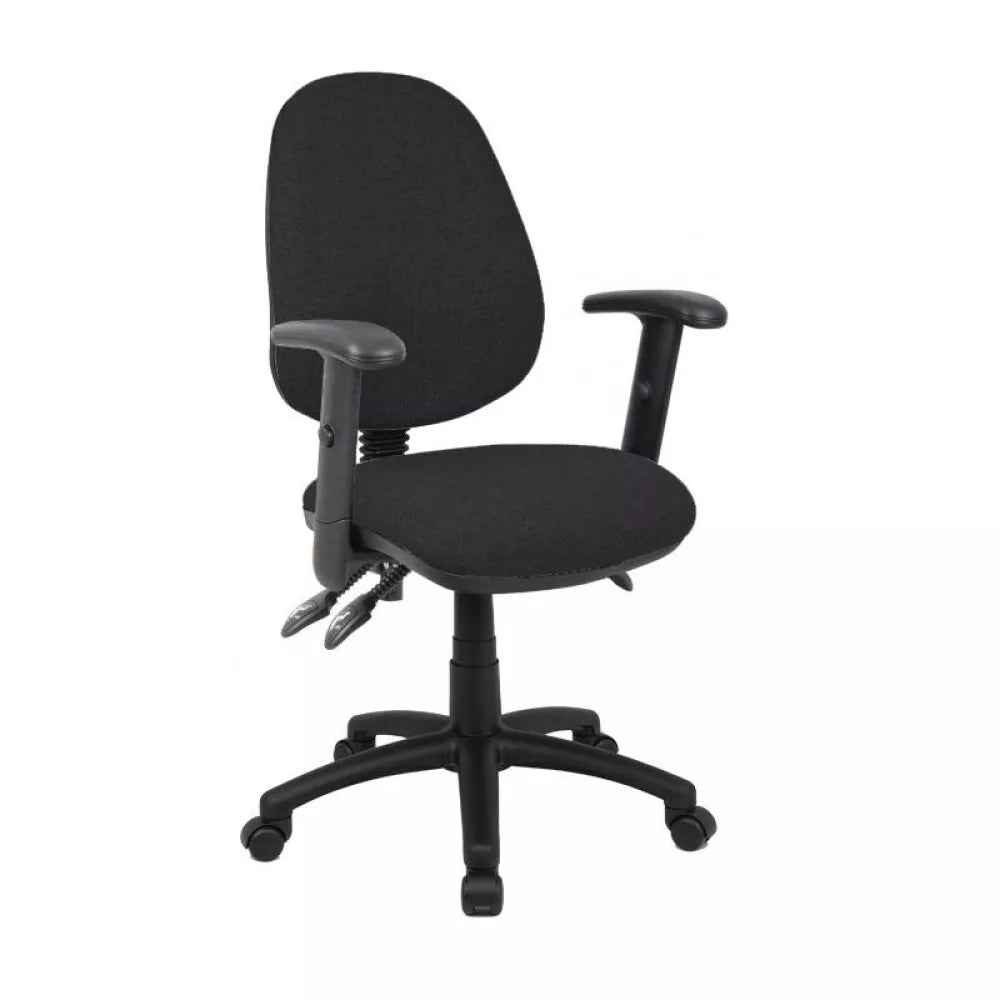Vantage 200 3 lever PCB operators chair with height adjustable arms
