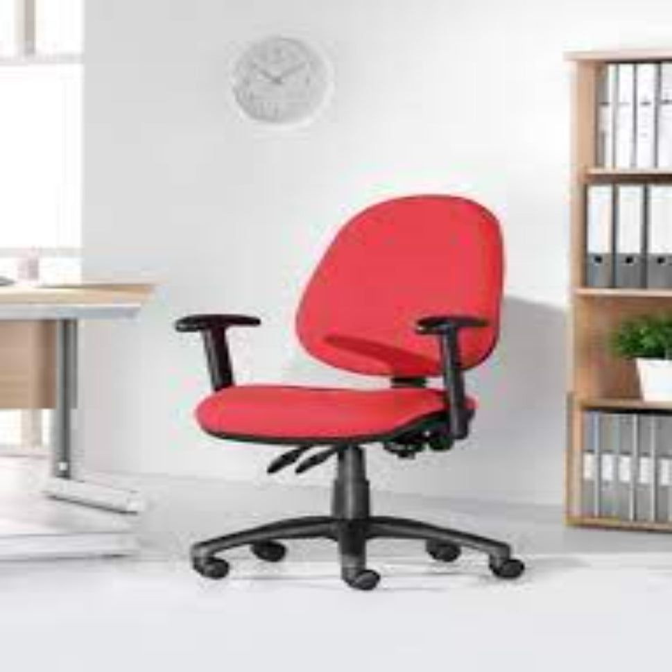 Vantage 100 2 lever PCB operators chair with height adjustable arms